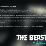 Tekkusai "The Beast" Glass Mouse Mat - Limited Edition