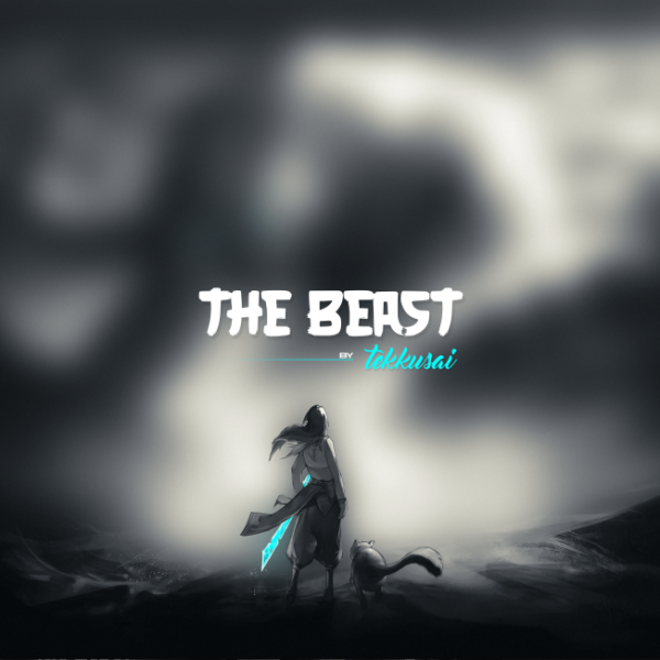 Tekkusai "The Beast" Glass Mouse Mat - Limited Edition