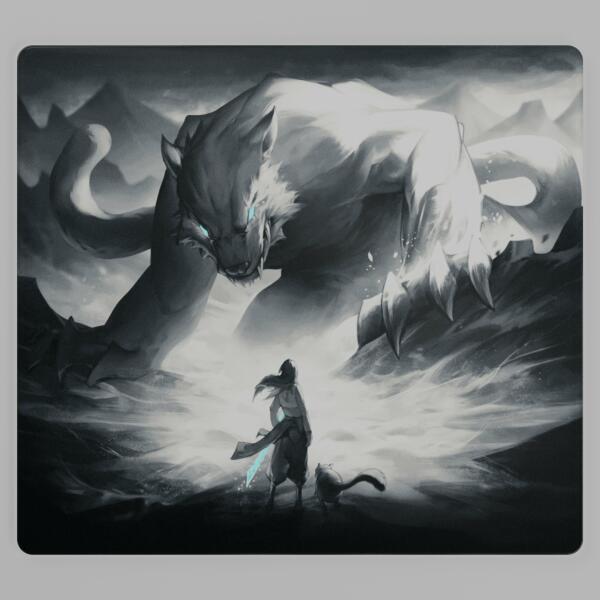 Tekkusai "The Beast" Glass Mouse Mat - Limited Edition